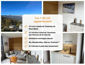 Appartement centre Saint Gervais-Vue imprenable